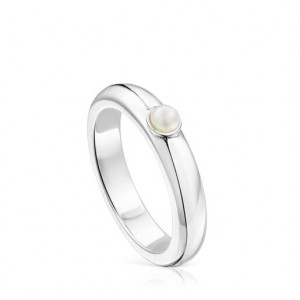 Tous Fellow With A Pearl Ring Silber | Österreich-GDETPQ823