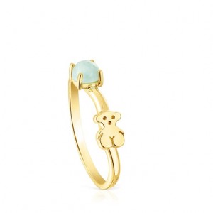 Tous Fragile Nature With Amazonite Ring Gold | Österreich-LAVOET406