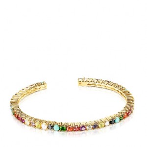 Tous Gerade Color With Gemstones Armband Gold | Österreich-XUTCSA390