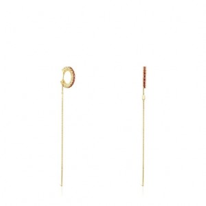 Tous Gerade Earcuff With Rhodolites Ohrringe Gold | Österreich-YUWCSJ872