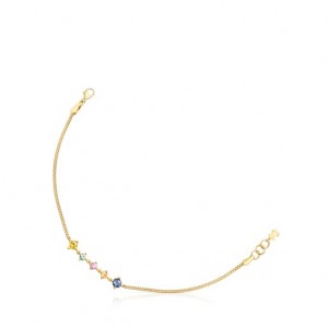 Tous Glaring With Sapphires Armband Gold | Österreich-SWVLAX031