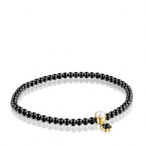 Tous Glory Onyx With Pearl Armband Schwarz | Österreich-FWGKPD961