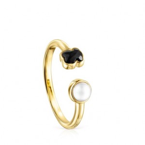 Tous Glory With Onyx Ring Gold | Österreich-ZYOFMQ740