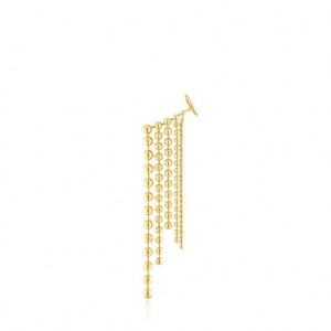 Tous Gloss Earcuff With Five Kettenriemen Gold | Österreich-QLJNMP790