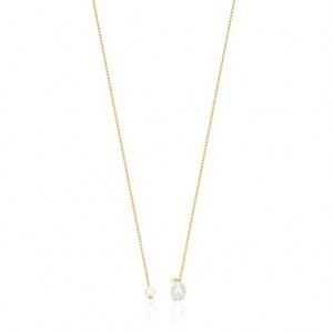 Tous Gloss Open With Pearls Halskette Gold | Österreich-FXYCPR597