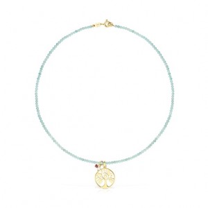 Tous Good Vibes Tree With Quartzites Halskette Gold | Österreich-XKYLUM504