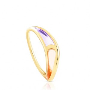 Tous Gregal With Enamel Ring Gold | Österreich-ANXUDP359