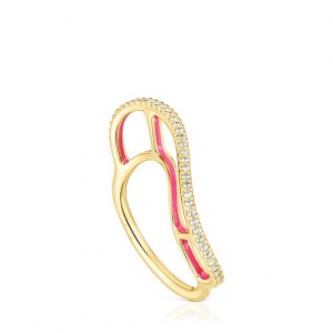 Tous Gregal With Topazes Ring Gold | Österreich-EHWQTP570