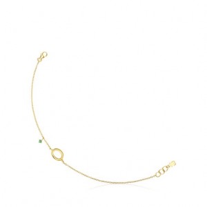 Tous Hav With Circle Tsavorite Gems Armband Gold | Österreich-OHVITS762