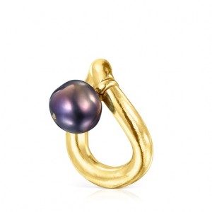 Tous Hav With Gray Pearl Ring Gold | Österreich-HVTDIG120