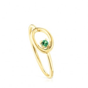 Tous Hav With Tsavorite Gems Ring Gold | Österreich-GJBDNR607