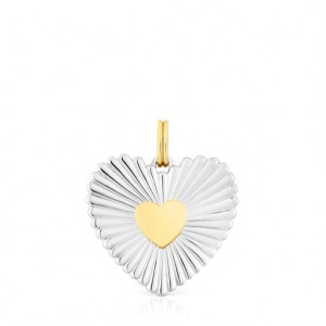 Tous Heart Iris Motif Anhänger Silber | Österreich-TPUCSE432