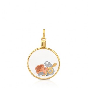 Tous Idol Locket Anhänger Gold | Österreich-TLZBER814