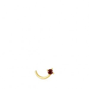 Tous Ip steel Garnet St tropez Nose Ohrringe Gold | Österreich-TNLGYA603