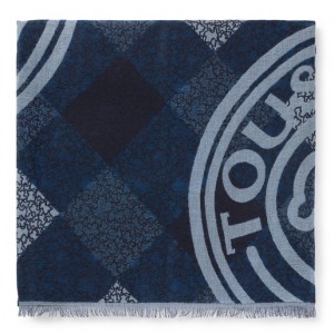 Tous Jacquard Kaos Mini Stamp Foulards Blau | Österreich-NUDYFG301