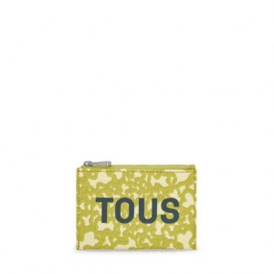 Tous Kaos Mini Evolution Change-cardholder Geldbörse Hellgrün | Österreich-FKVJLO251