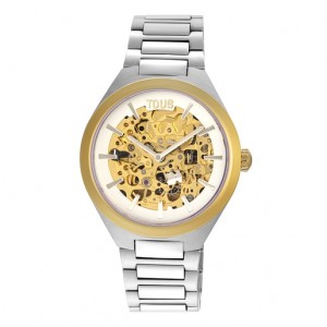 Tous Karat Round Analogue Ipg Steel With A Steel Wristband Uhren Silber | Österreich-EZGUPL120