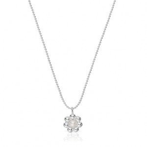 Tous Kurzes Flower Cultured Pearl Sugar Party Halskette Silber | Österreich-XGFCMP308