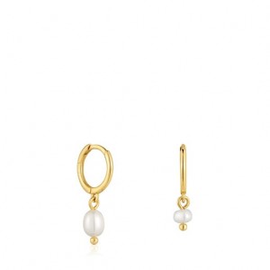 Tous Kurzes Hoop With Culture Pearls Sugar Party Ohrringe Gold | Österreich-MXUENS704