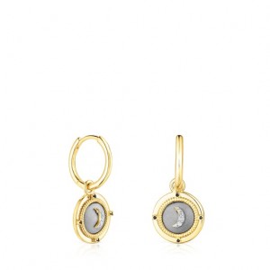 Tous Kurzes Magic Nature With Diamonds Ohrringe Gold | Österreich-QGDHCV865
