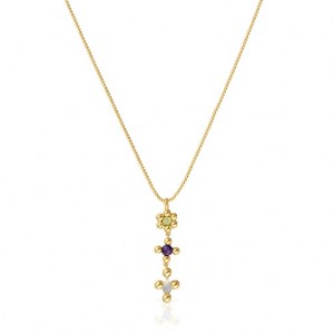 Tous Kurzes With Gemstones Sugar Party Halskette Gold | Österreich-UMQZXD820