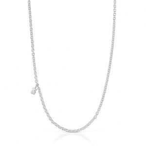 Tous Kurzes With Round Rings Bold Bear Halskette Silber | Österreich-TUXMVW637