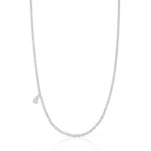 Tous Kurzes With Thick Round Rings Bold Bear Halskette Silber | Österreich-MJNTAD659