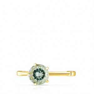 Tous Large Hold With Prasiolite Anhänger Gold | Österreich-NOJLDG463