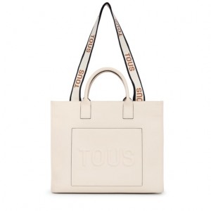 Tous Large La Rue Amaya Handtasche Beige | Österreich-MWNVJK475