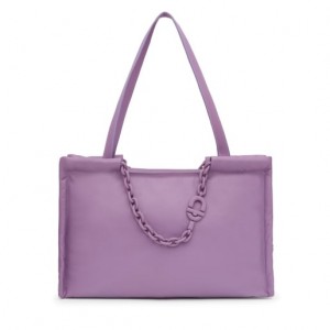 Tous Large Leder Manifesto Handtasche Lilac | Österreich-ACGLWZ634