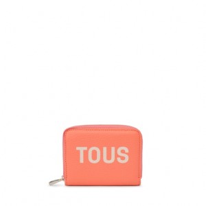 Tous Leder Balloon Change Geldbörse Orange | Österreich-XQYGNM492