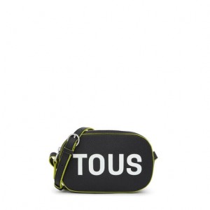 Tous Leder Logo Lynn Umhängetasche Schwarz | Österreich-DOSWTB845