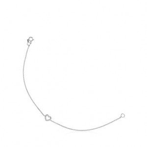 Tous Les Classiques Heart With Diamonds Armband Silber | Österreich-YGUBIM046