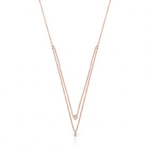 Tous Les Classiques With Diamonds Halskette Rosa Gold | Österreich-PMGWEA539