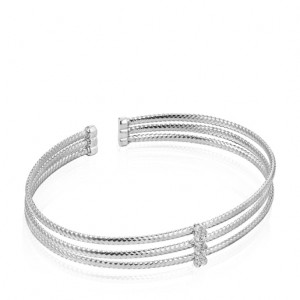 Tous Light Triple Tennis With Diamonds Armband Silber | Österreich-YCDHWK590