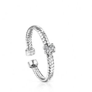 Tous Light With Diamonds Ring Silber | Österreich-MXAVTD067