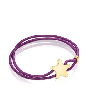 Tous LilacElastic Sweet Dolls With Star Armband Lila Gold | Österreich-LDVWNI714