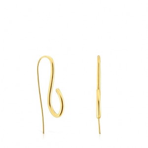 Tous Long Bent Ohrringe Gold | Österreich-OQTBUR215