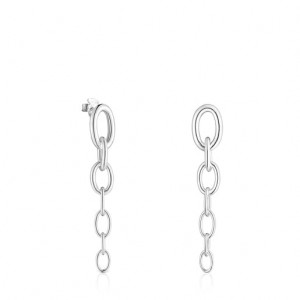 Tous Long Calin With Rings Ohrringe Silber | Österreich-VHYKPD976
