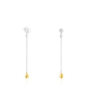 Tous Long Two-tone Joy Bits Ohrringe Gold Silber | Österreich-PKZHFU927