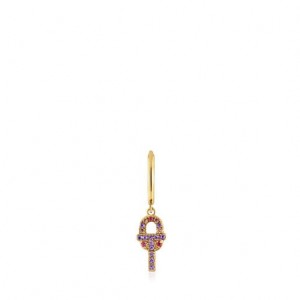 Tous Loose Manifesto With Gemstones Ohrringe Gold | Österreich-OTEBKJ468