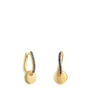 Tous Luah Luna With Sapphires Ohrringe Gold | Österreich-MYJTCE061
