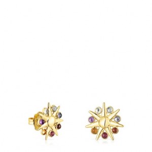 Tous Magic Nature Sun With Gemstones Ohrringe Gold | Österreich-YUPQGV376
