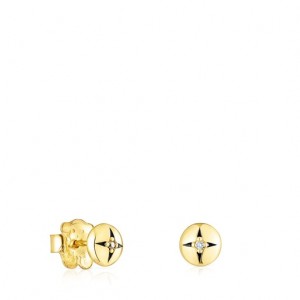 Tous Magic Nature With Diamonds Ohrringe Gold | Österreich-EIAKUN870
