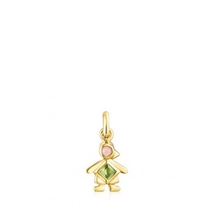 Tous Mama Boy Cap With Gemstones Anhänger Gold | Österreich-SFAVWE943