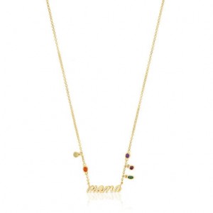 Tous Mama With Gemstones Mama Halskette Gold | Österreich-PQCTIK136