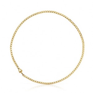 Tous Manifesto Curb Choker With Kettenriemen Gold | Österreich-LXAKSJ154