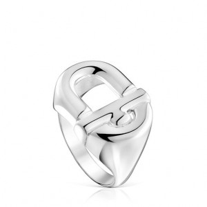 Tous Manifesto Man Signet Ring Silber | Österreich-ZVQSRO895