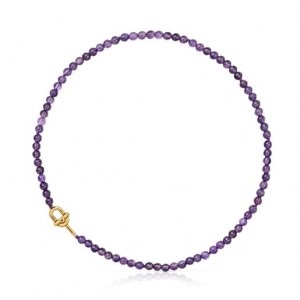 Tous Manifesto With Amethyst Halskette Gold Lila | Österreich-SEZJPL725