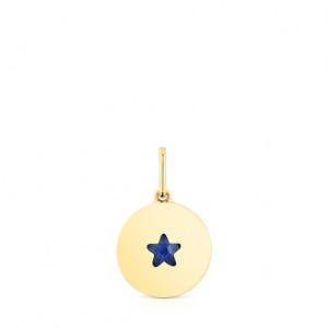 Tous Medallion With Sodalite Star Aelita Anhänger Gold | Österreich-RLFTVM058